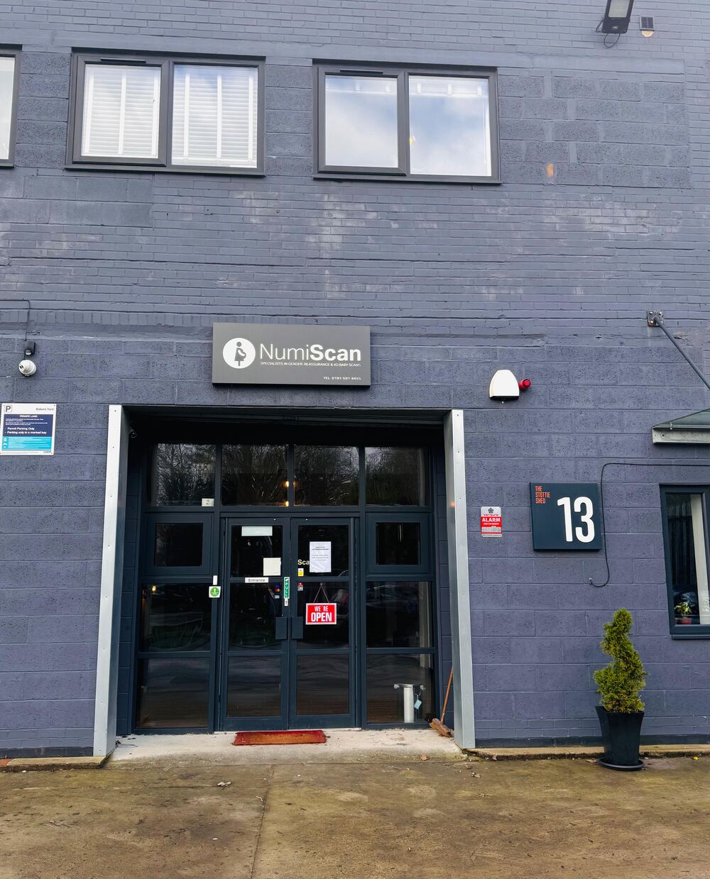 The Numi Scan Gosforth clinic at The Stottie Shed, Bakers Yard, Christon Road, Newcastle upon Tyne